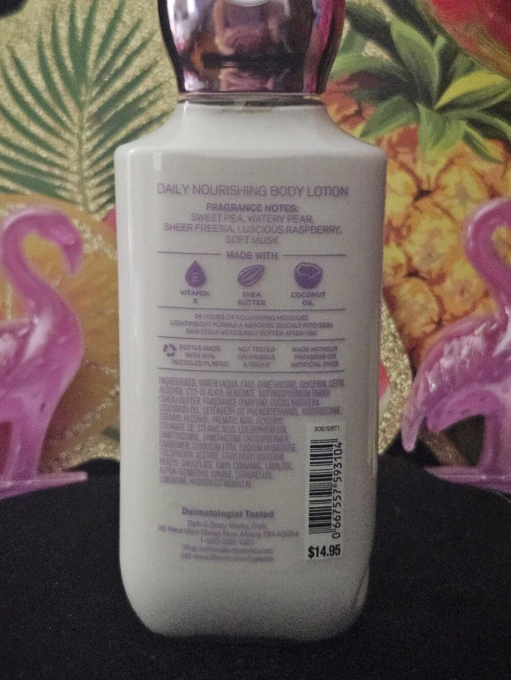 NWT Bath & Body Works Sweet Pea Body Care Set - Pink & White READ DESCRIPTION!